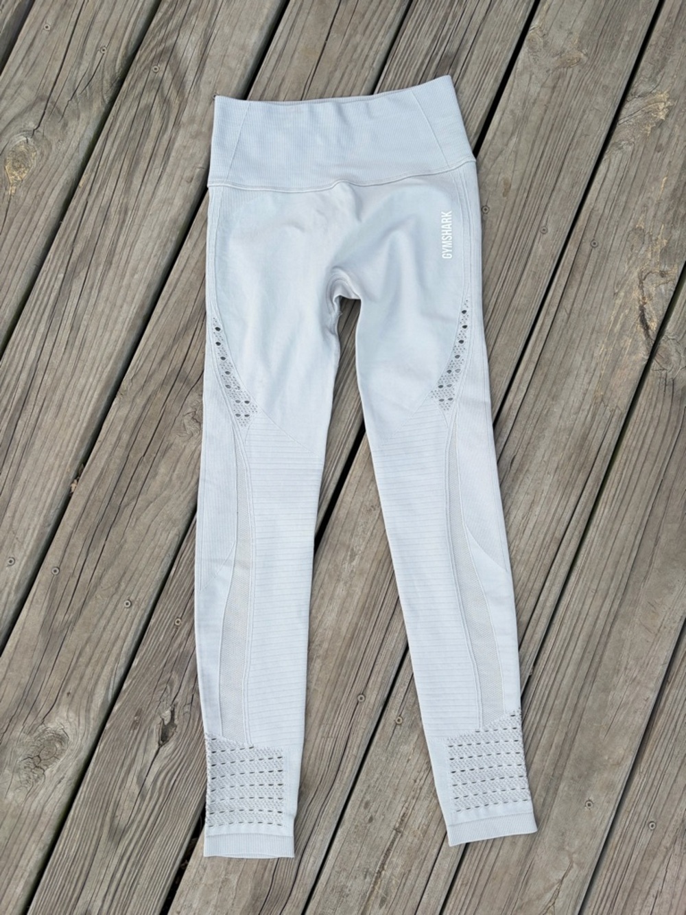 Gymshark Pale Gray Seamless High-Rise Leggings